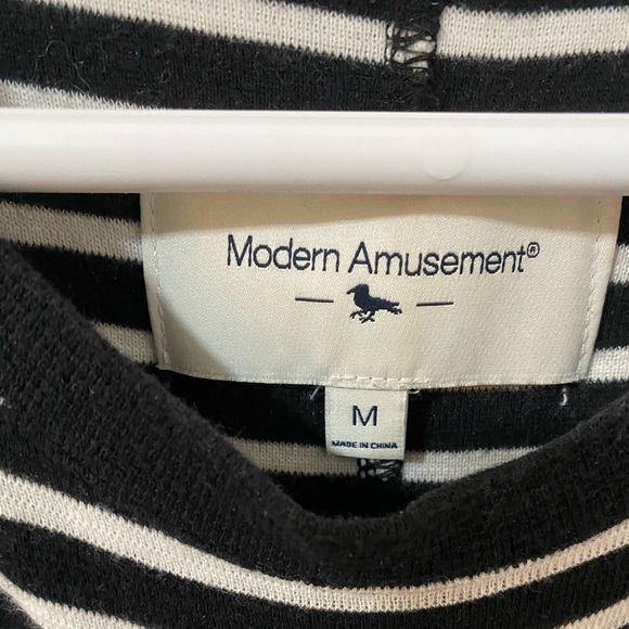 Black and White Striped T-Shirt - Picture 2 of 3